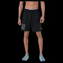 New Puma Collective Woven Short Black Svart