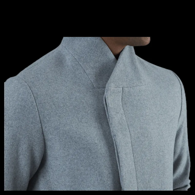 Jack & Jones Collum Wool Coat Grey Grå Clearance