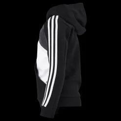 Discount adidas Colorblock 3-Stripes Hoodie Black Svart