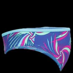 Clearance Speedo Colour Melt Allover Crop 2 Piece Blue Blå
