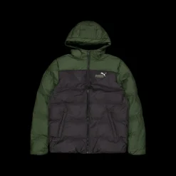 Online Puma Colourblock Polyball Hooded Ja Black-myrtle Flerfärgad