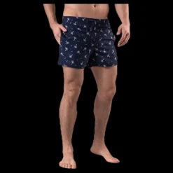 Happy Socks Confetti Palm Swim Shorts Blue Blå Outlet