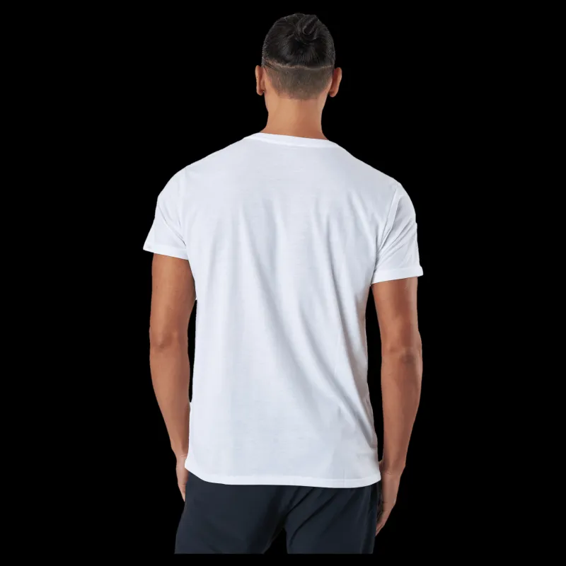 2XU Contender Tee White/trailscape Vit Clearance
