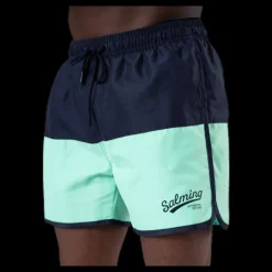 Salming Cooper Original Swimshorts Blue/Green Blå och Grön Best