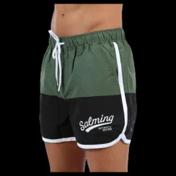 Discount Salming Cooper Original Swimshorts Green/Black Grön och Svart