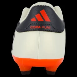 adidas Copa Pure II League Firm Ground Boots Ivory / Core Black / Solar Red Vit, Svart och Röd New