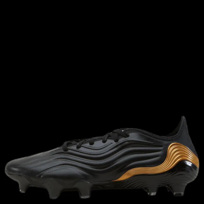 adidas Copa Sense.1 Firm Ground Boots Core Black / Cloud White / Gold Metallic Svart Clearance