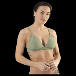 Best Waikani Beachwear Cora Fixed Triangle Green Grön