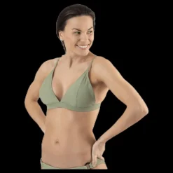 Best Waikani Beachwear Cora Fixed Triangle Green Grön