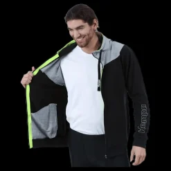 Kempa Core 2.0 Hood Jacket Black/Grey Svart och Grå