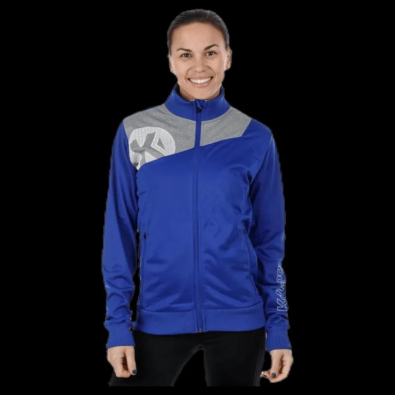 Online Kempa Core 2.0 Poly Jacket W Blue/Grey Blå och Grå