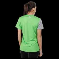 Hot Kempa Core 2.0 Shirt W Green/Grey Grön och Grå