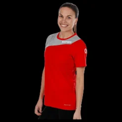 Kempa Core 2.0 Shirt W Grey/Red Grå och Röd Discount