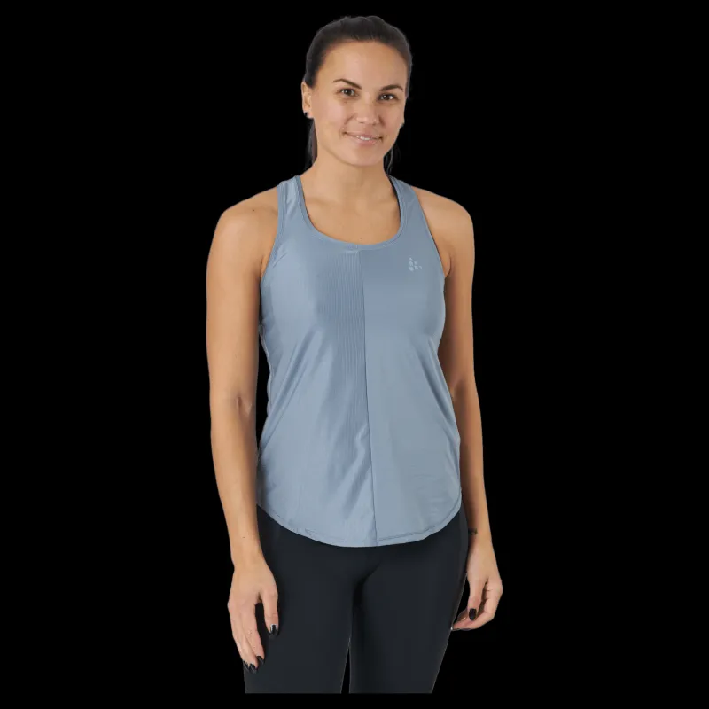 Discount Craft Core Charge Rib Singlet W Shade Blå