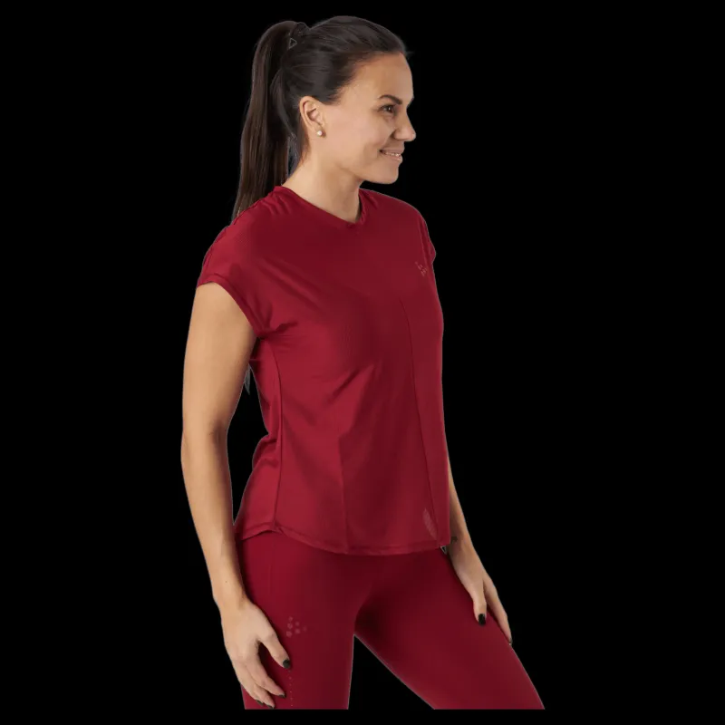 Clearance Craft Core Charge Rib Tee W Rhubarb Röd