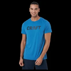 Craft Core Charge Ss Tee M Fluid Blå Best