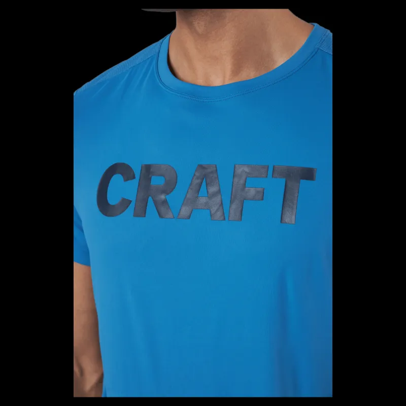 Craft Core Charge Ss Tee M Fluid Blå Best