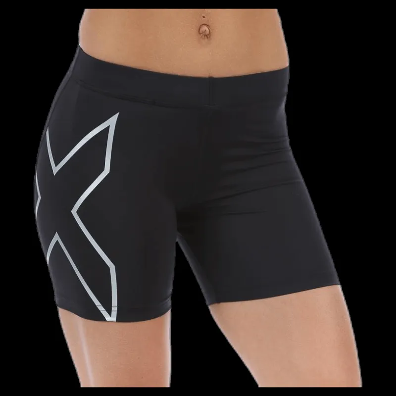 2XU Core Compression 5" Shorts W Black/Silver Svart och Silver