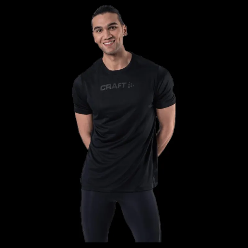 Discount Craft Core Essence SS Mesh Tee Black Svart