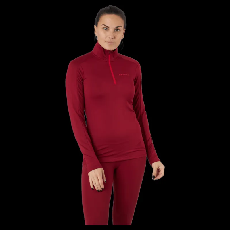 Craft Core Gain Midlayer W Rhubarb Röd