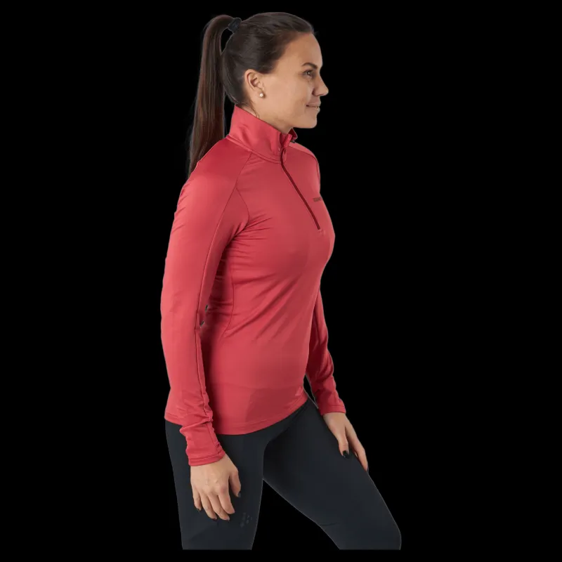 Craft Core Gain Midlayer W Rose Röd Outlet