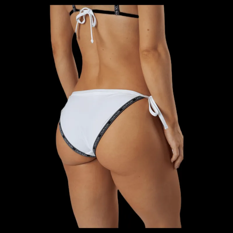 Online Calvin Klein Core Logo Tape Side Tie White Vit