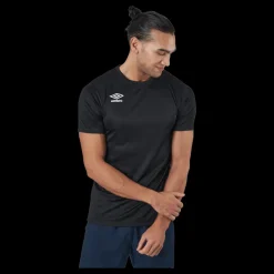 Umbro Core Poly Tee Black Svart New
