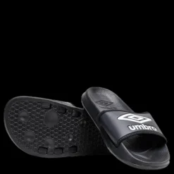 Discount Umbro Core Slippers Black Svart