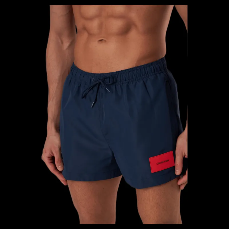 Sale Calvin Klein Core Solids Short Drawstring Black Svart