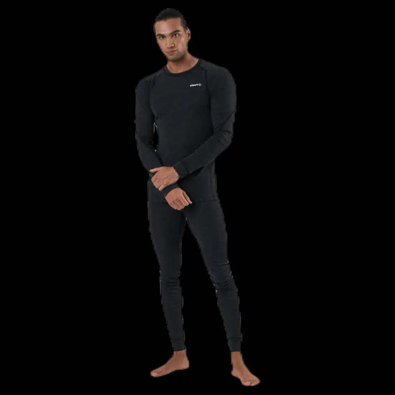New Craft Core Wool Merino Set Black Svart