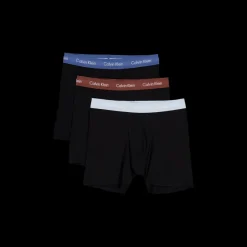Calvin Klein Cotton Stretch Boxer Brief 3pk Black Svart Discount