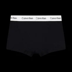 Sale Calvin Klein Cotton Stretch 3P Low Rise Trunk Black Svart