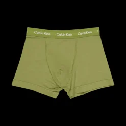 Calvin Klein Cotton Stretch Trunk 3pk Multi Grön Discount