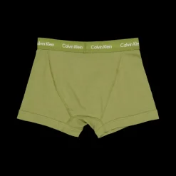 Calvin Klein Cotton Stretch Trunk 3pk Multi Grön Discount