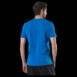 Newline Cotton/Poly Tee Blue Blå Best