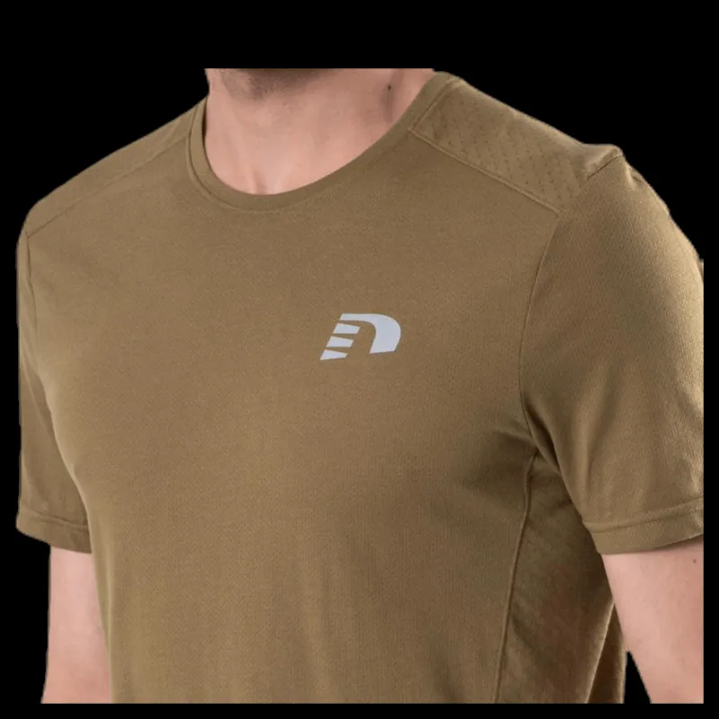 Newline Cotton/Poly Tee Green Grön Clearance