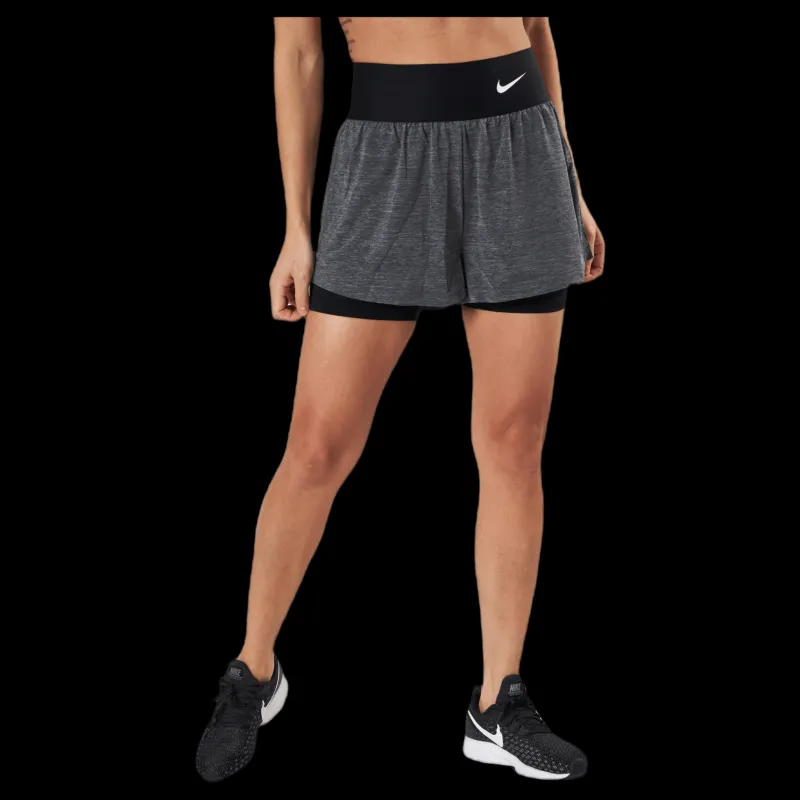 Nike Court Advantage Short White/Black Grå Best