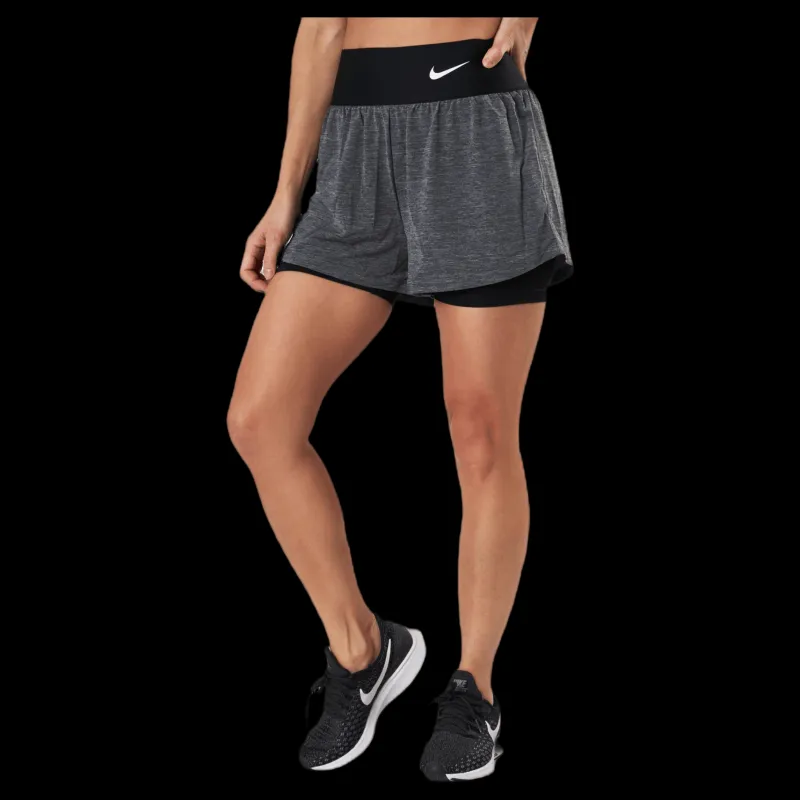 Nike Court Advantage Short White/Black Grå Best
