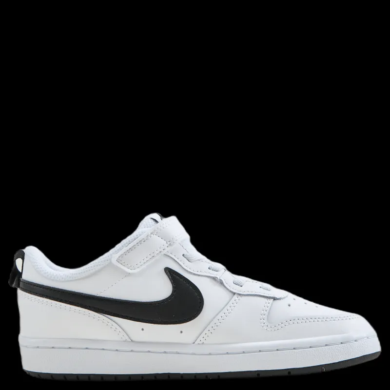 Clearance Nike Court Borough Low 2 Little Kids' Shoes WHITE/BLACK Vit