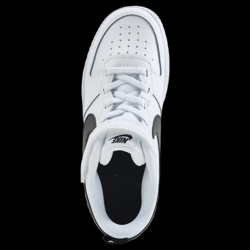 Clearance Nike Court Borough Low 2 Little Kids' Shoes WHITE/BLACK Vit