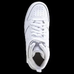 Nike Court Borough Mid 2 Big Kids' Shoes WHITE/WHITE-WHITE Vit