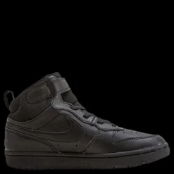 Nike Court Borough Mid 2 Little Kids' Shoes BLACK/BLACK-BLACK Svart Clearance