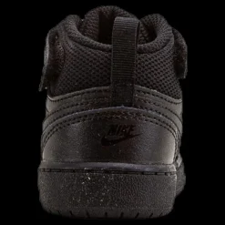 New Nike Court Borough Mid Sneaker TD Black Svart