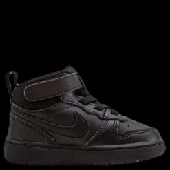 New Nike Court Borough Mid Sneaker TD Black Svart