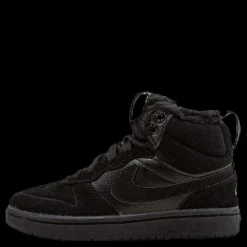 Nike Court Borough Mid Winterized PS Little kids Black Svart Clearance