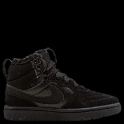 Nike Court Borough Mid Winterized PS Little kids Black Svart Clearance