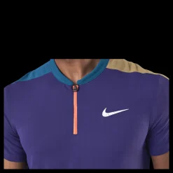 Best Nike Court Breathe Slam Polo Purple/Green Lila