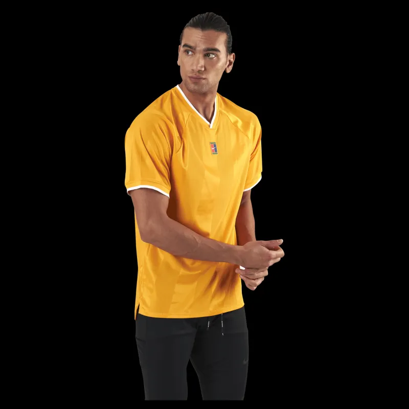 Sale Nike Court Breathe Slam Top Orange Gul