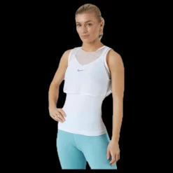 Nike Court Dri-FIT Tank White/Black Vit Hot
