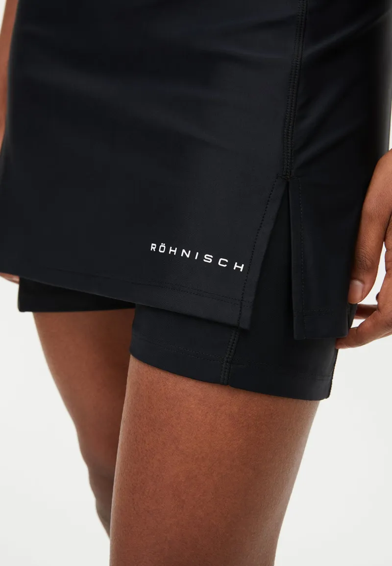 Discount Röhnisch Court Jersey Skort Black Svart